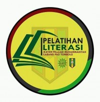 Pelatihan literasi dan bazar logo