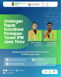 Rapat Koordinasi persiapan Tanwir IPM Jawa Timur logo