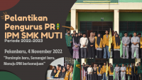 Pelantikan PR IPM SMK Muti periode 2022-2023 logo
