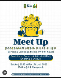 Meet Up. Koordinasi Media Milad 61 IPM logo